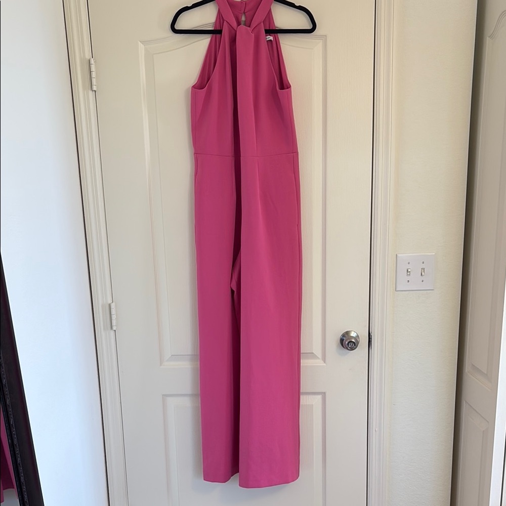 Julia Jordan Pink Sleeveless Jumpsuit